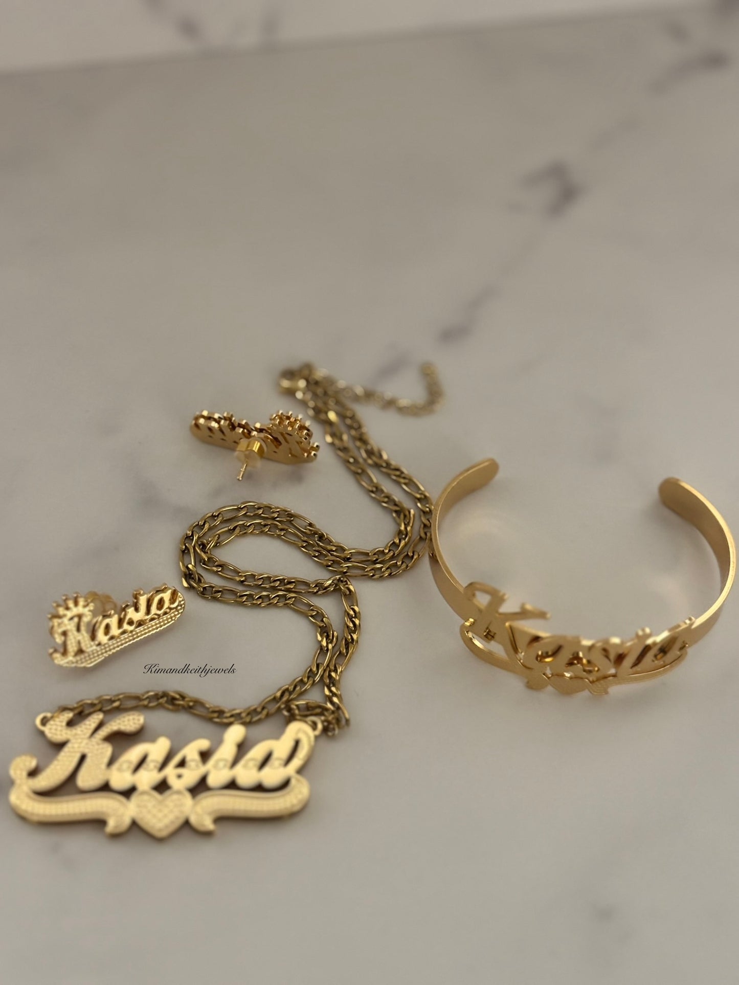 Double Plated Luxury Set (Earrings, Necklace, Bracelet)