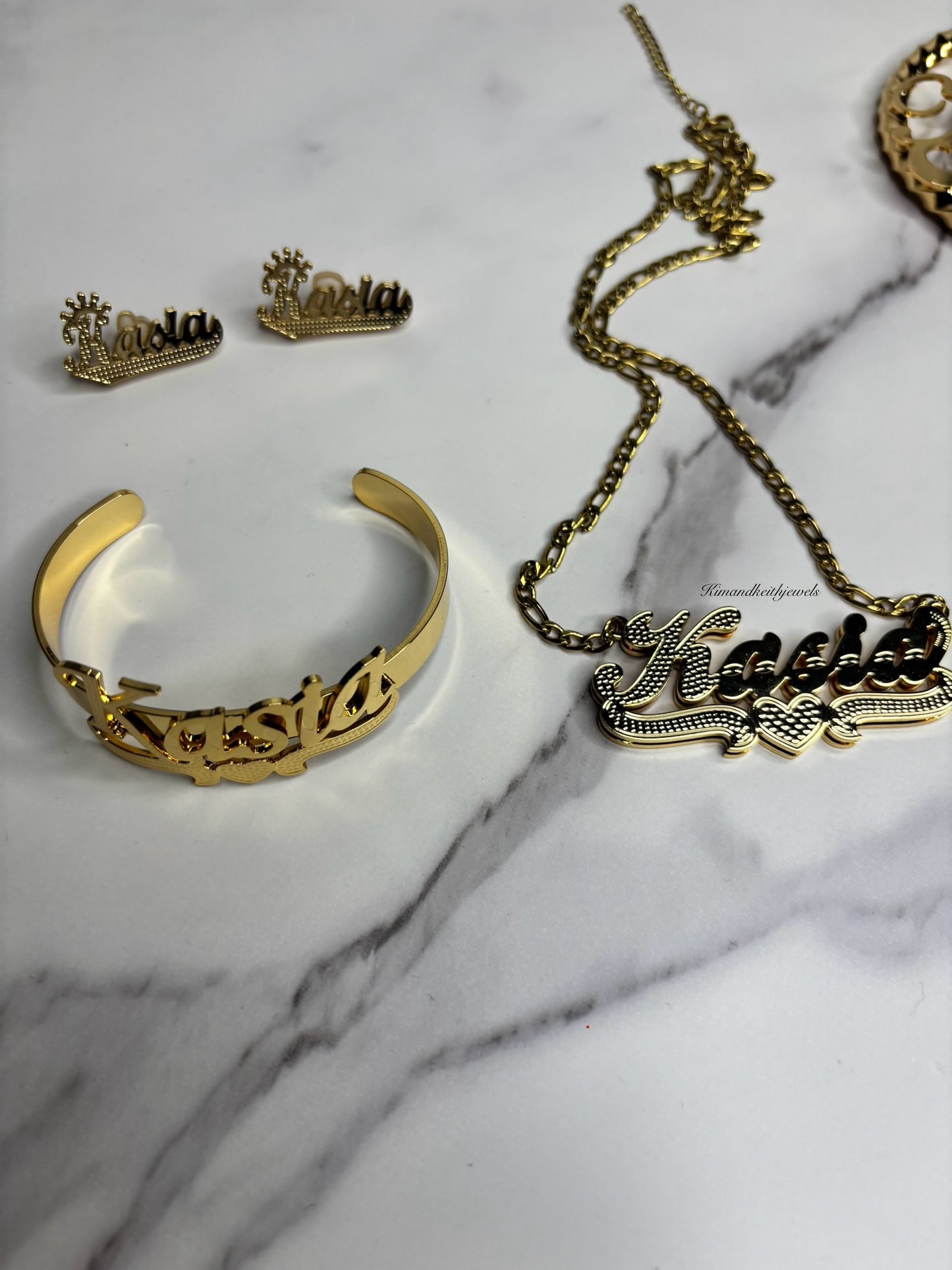 Double Plated Luxury Set (Earrings, Necklace, Bracelet)