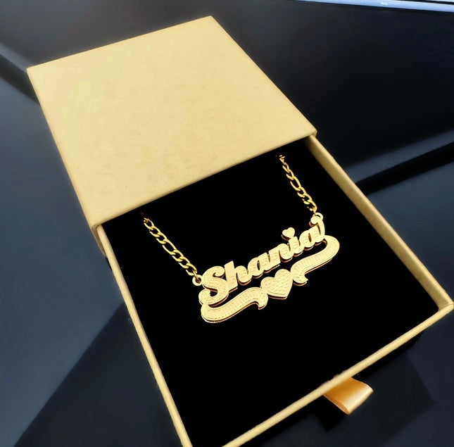 Double-Plated Name Necklace