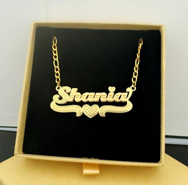 Double-Plated Name Necklace
