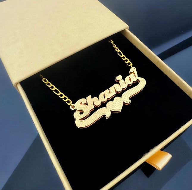 Double-Plated Name Necklace