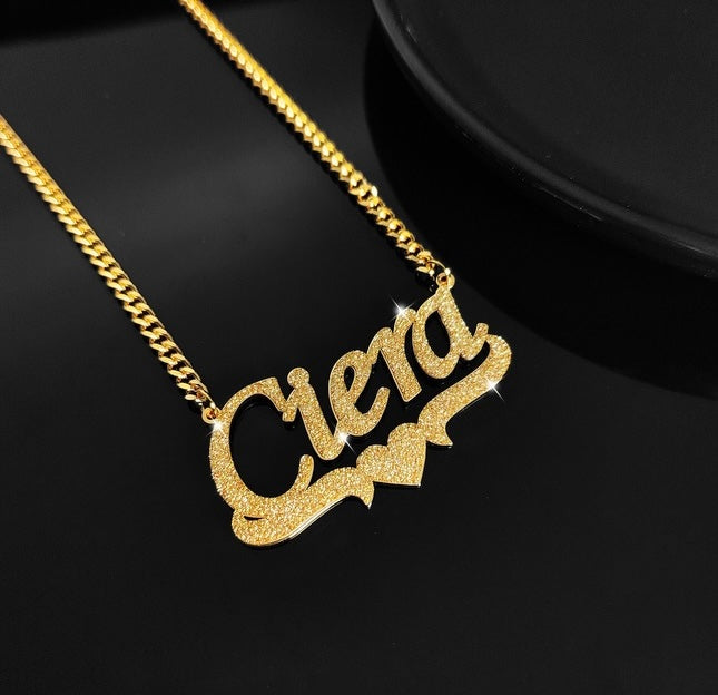 Personalized Bling Necklace