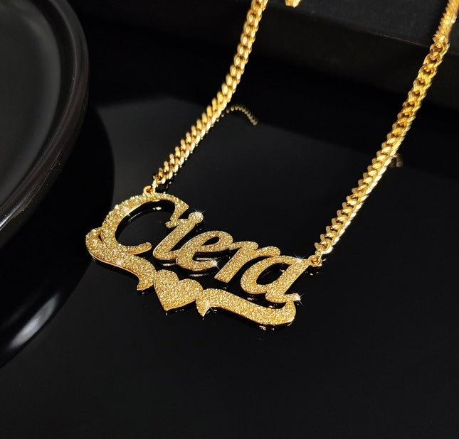 Personalized Bling Necklace