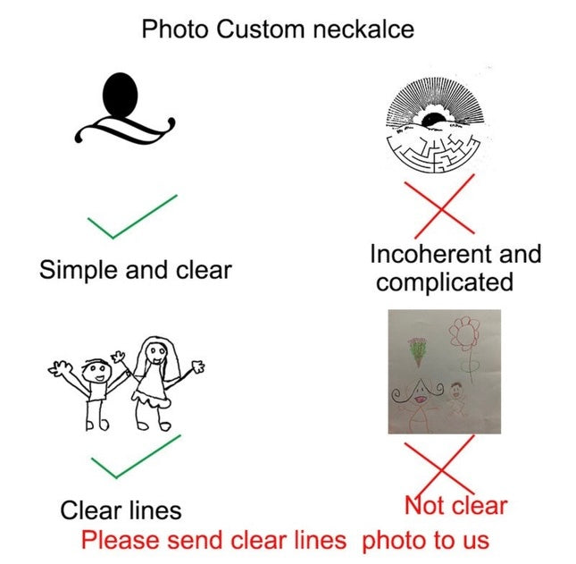 Custom Drawing Necklace (Kids’ Artwork Necklace)