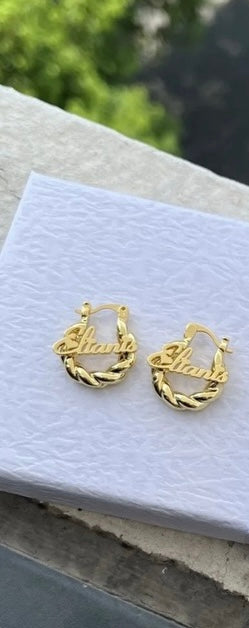 Mini Twisted Hoop Earrings