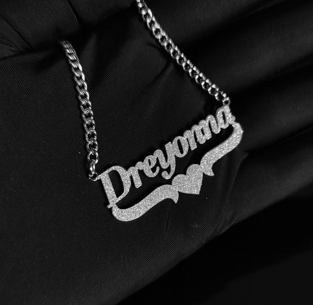 Personalized Bling Necklace