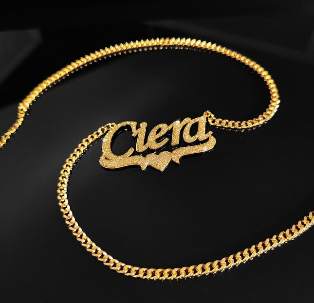 Personalized Bling Necklace