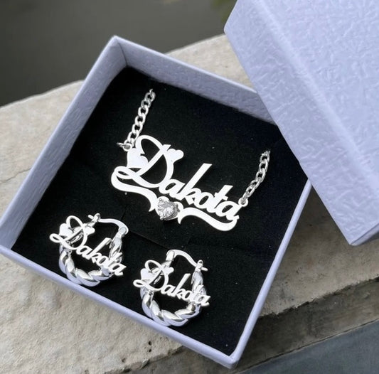 Birthstone Heart Duo